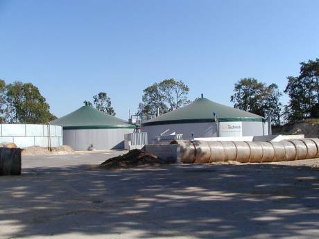 Foto Jürgen Hoops: Archivfoto Biogasanlage Gollensdorf - Beispiel einer Biogasanlage